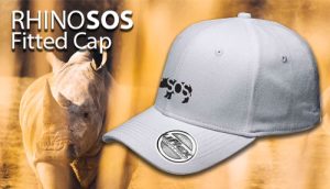 RhinoSOS White U flex fitted cap
