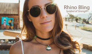 Save the Rhino - jewellery banner